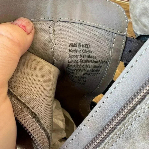 Sonoma good for life grey distressed look brown straps size 8 - Picture 4 of 5